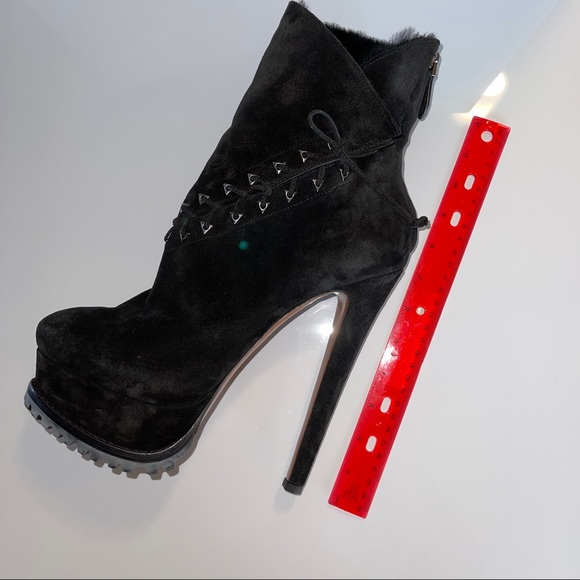 ALAÏA Black Platform Boots Size EU 41 / US 11 - Picture 12 of 14